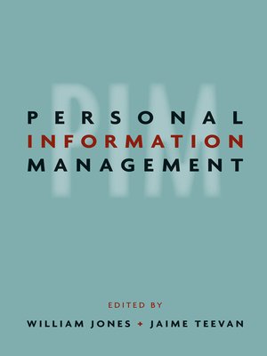 cover image of Personal Information Management